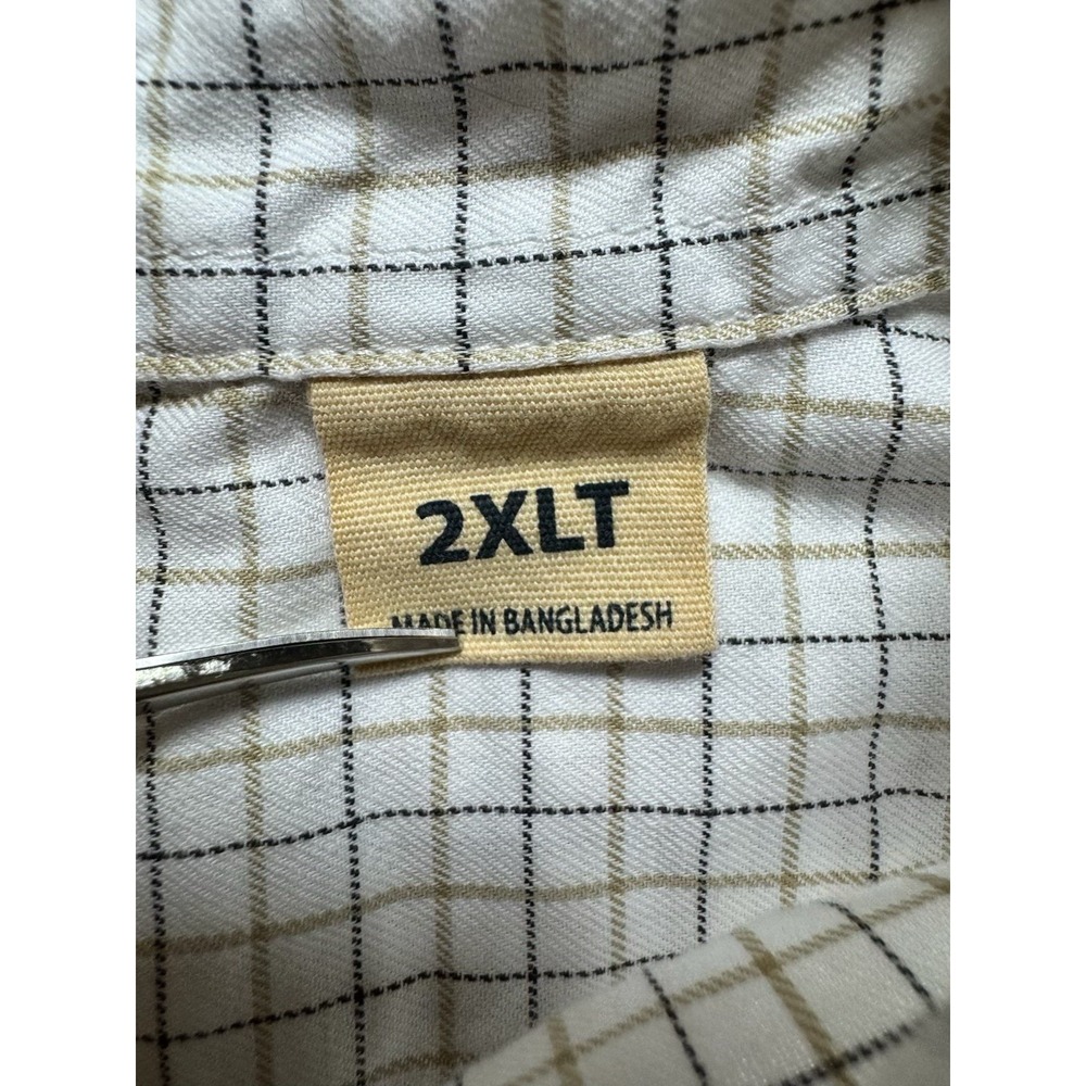 RedHead Shirt‎ Mens 2XL Plaid Button Up Short Sleeve Cotton Shirt Lot Of 2 B2 - Picture 11 of 12